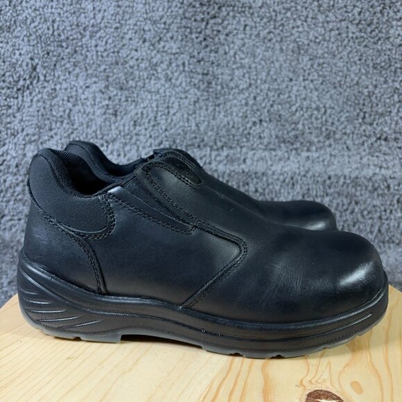 Thorogood Safety Boot Thoro-Flex Mens Size 8.5 Black Leather Composite Toe Boot - Picture 3 of 8
